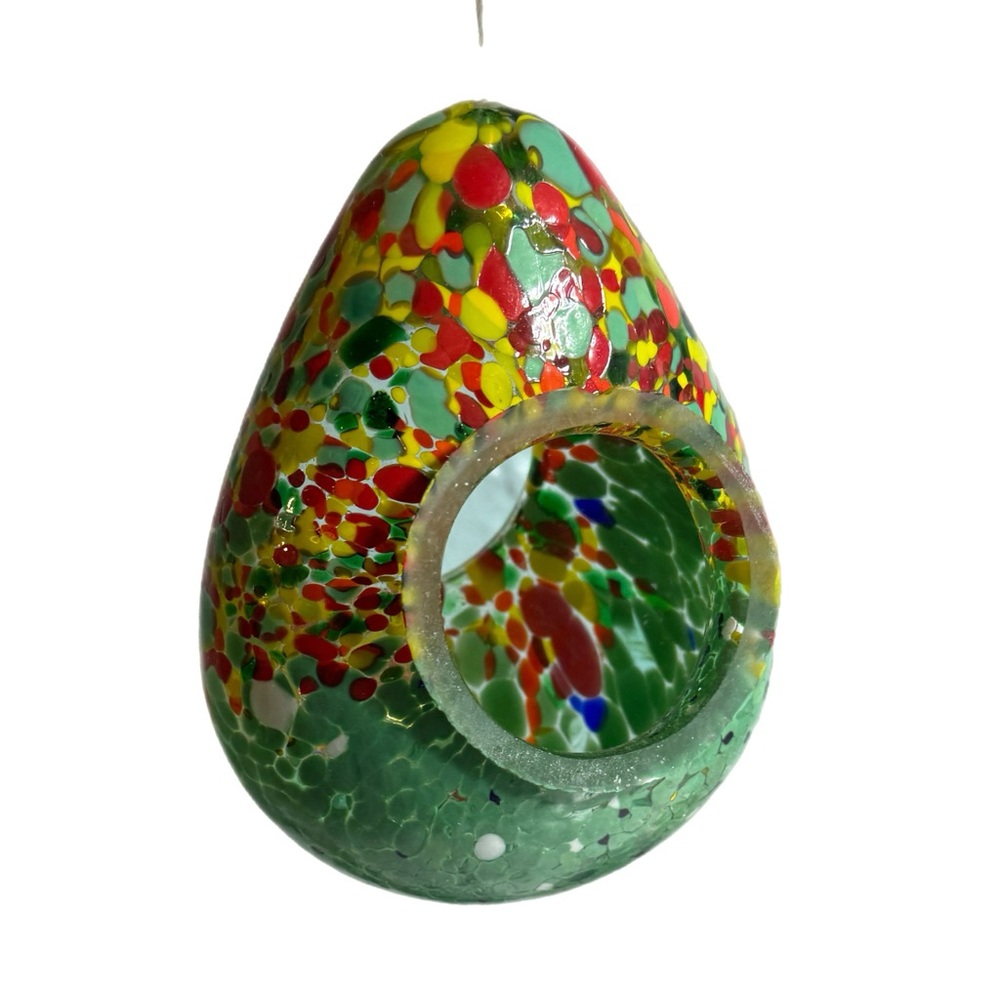 Clever Garden Green Tear Drop Bird Feeder